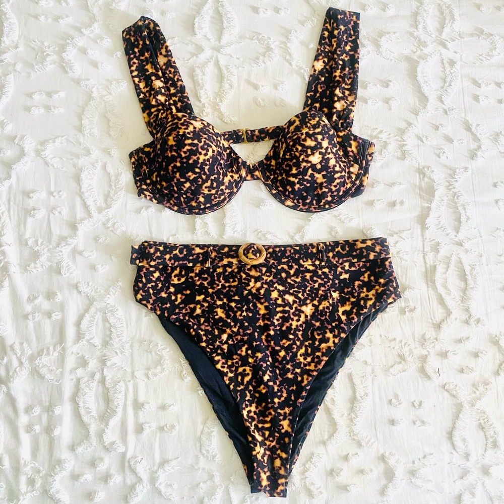 WeWoreWhat Tortoise Bikini Set